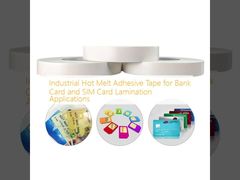 Industrial Hot Melt Adhesive Tape for Bank Card and SIM Card Lamination Applications