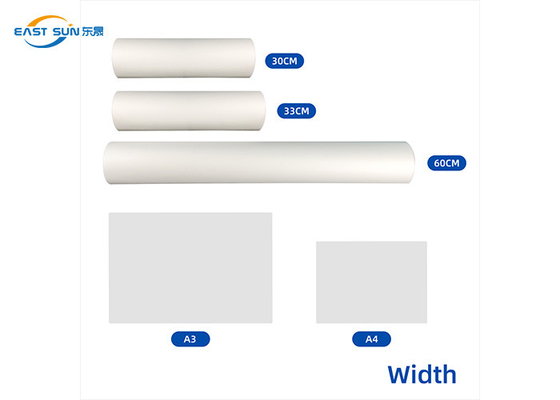 Thickness 0.075 Micron PET Film DTF For Clothing Printing