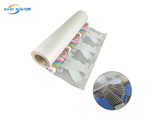 Double Sided Matte Cold Peel Heat Transfer PET Film Roll DTF Film For Textile Printing
