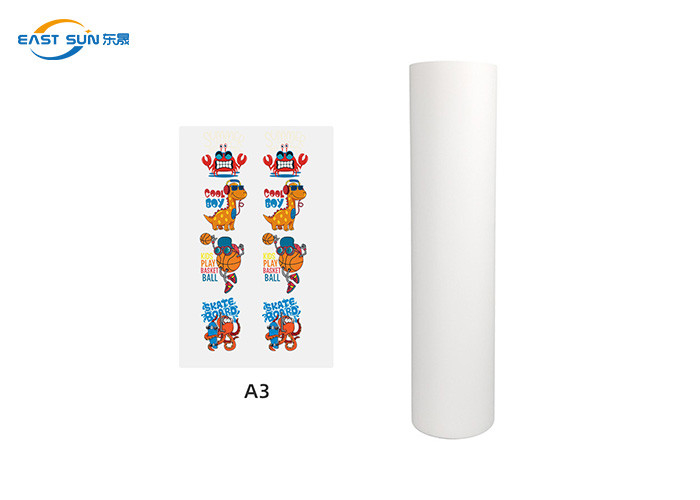 High Elasticity Thermoplastic DTF PET Film A3 A4 Roll Bright Light