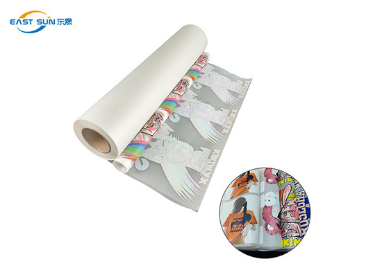 Hot Peel Heat Transfer DTF PET Film Roll For DTF Textile Printing